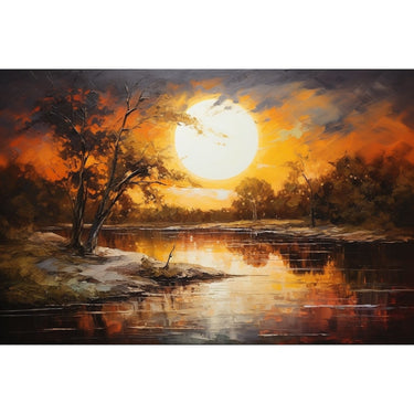 Warm Landscape Canvas